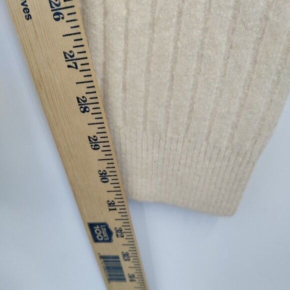 Weekend Stories Revolve Ribbed High-Rise Cozy Knitted Tapered Pants Medium Women - Picture 8 of 13